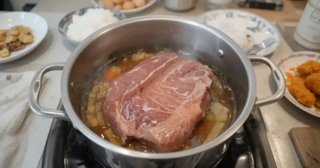 Beef oyster blade steak grilled to perfection with a rich, tender texture