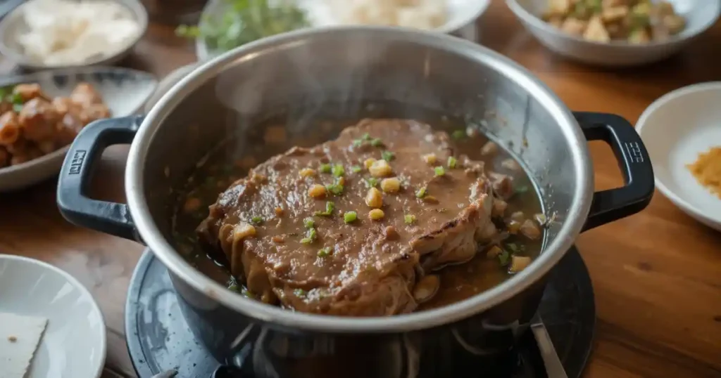 Beef oyster blade steak grilled to perfection with a rich, tender texture