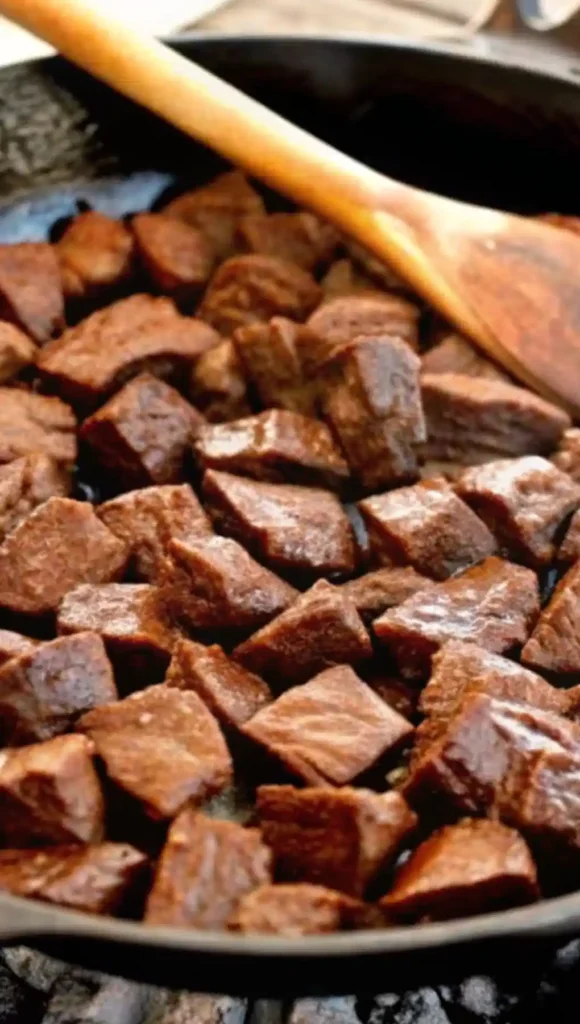 diced beef
