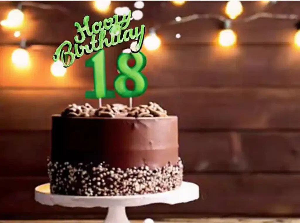 18th birthday cake