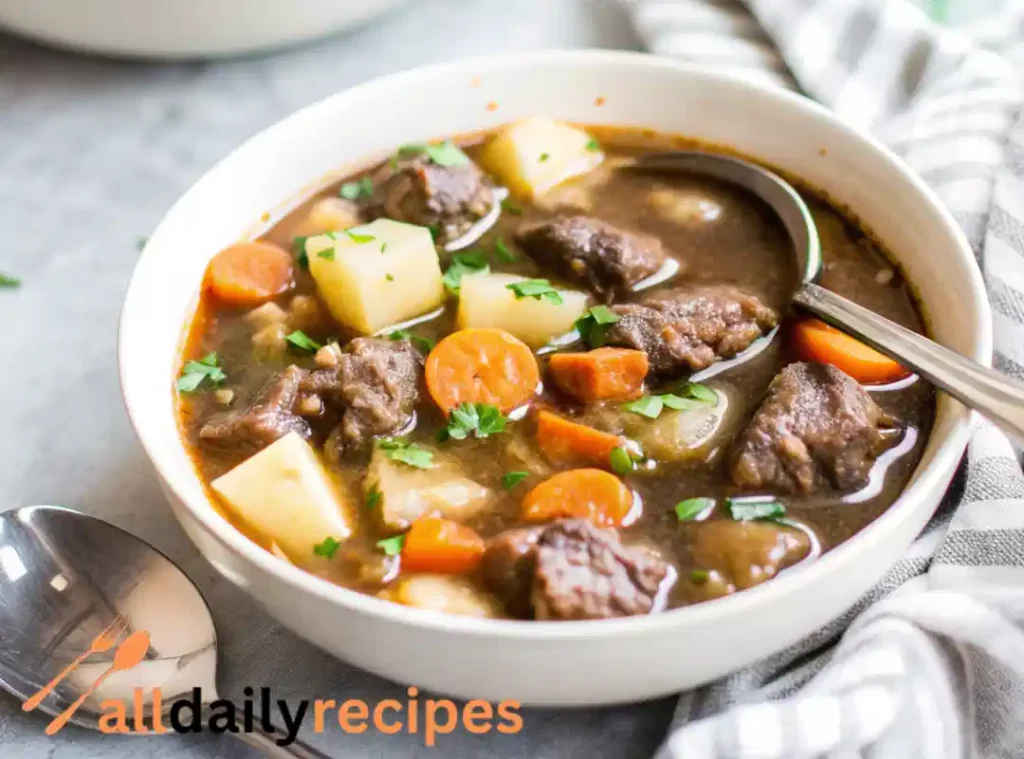 Irish beef stew recipe