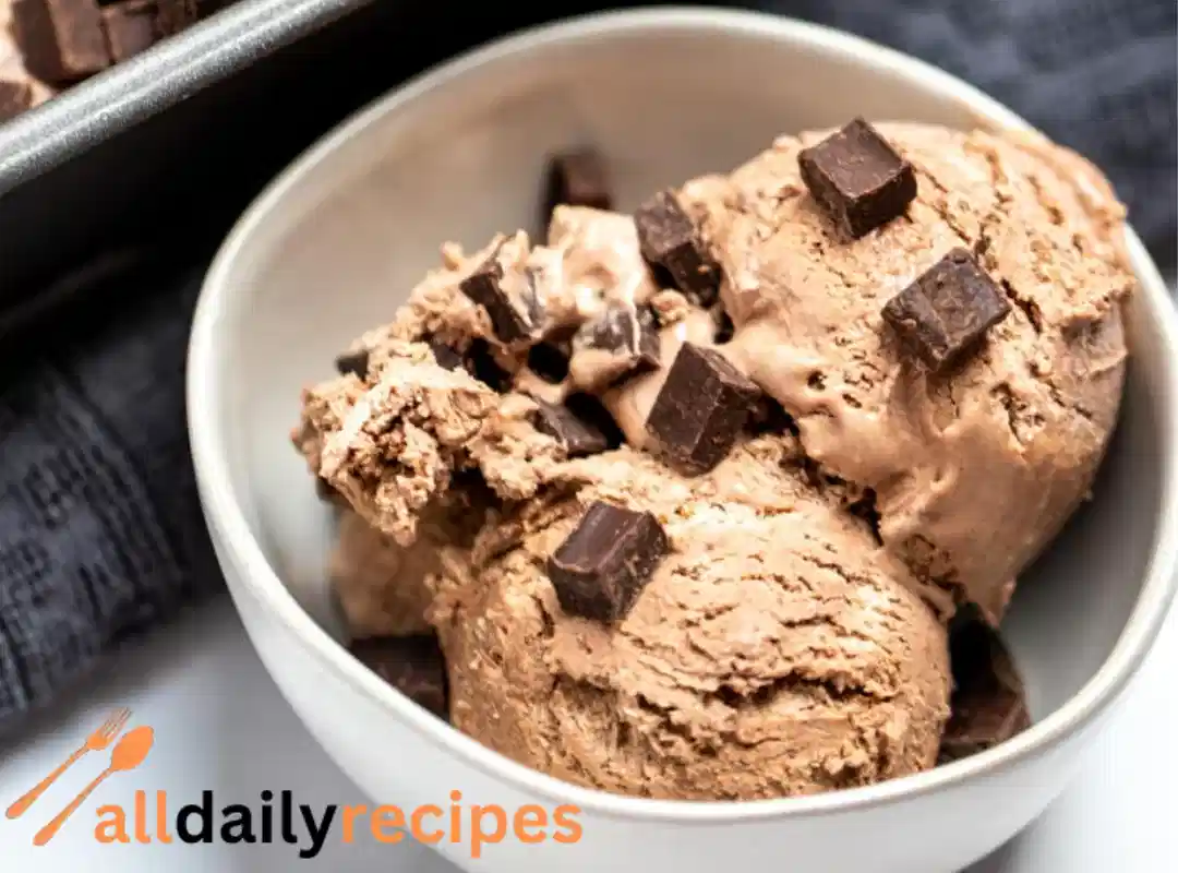 homemade chocolate ice cream without a machine