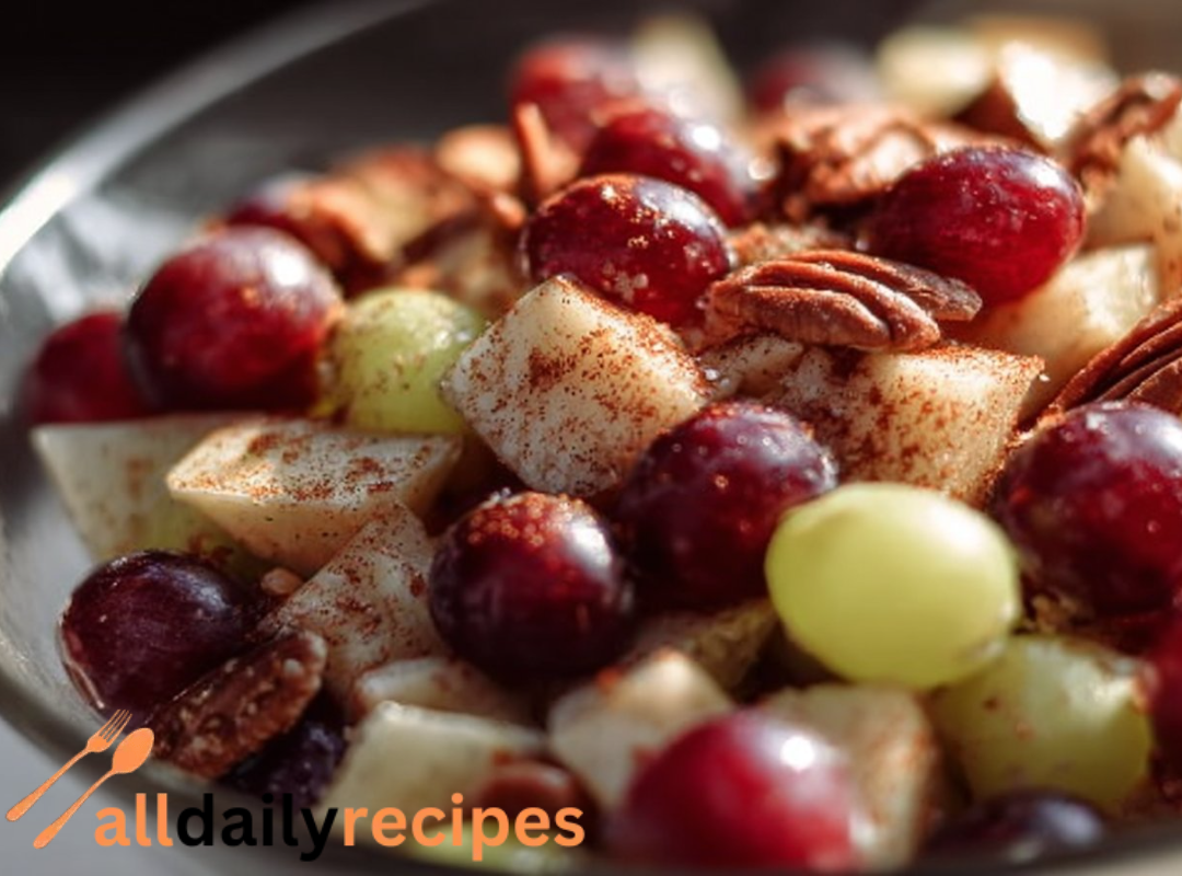Cinnamon Apple Grape Salad