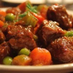 A variety of delicious beef dishes served on a platter.