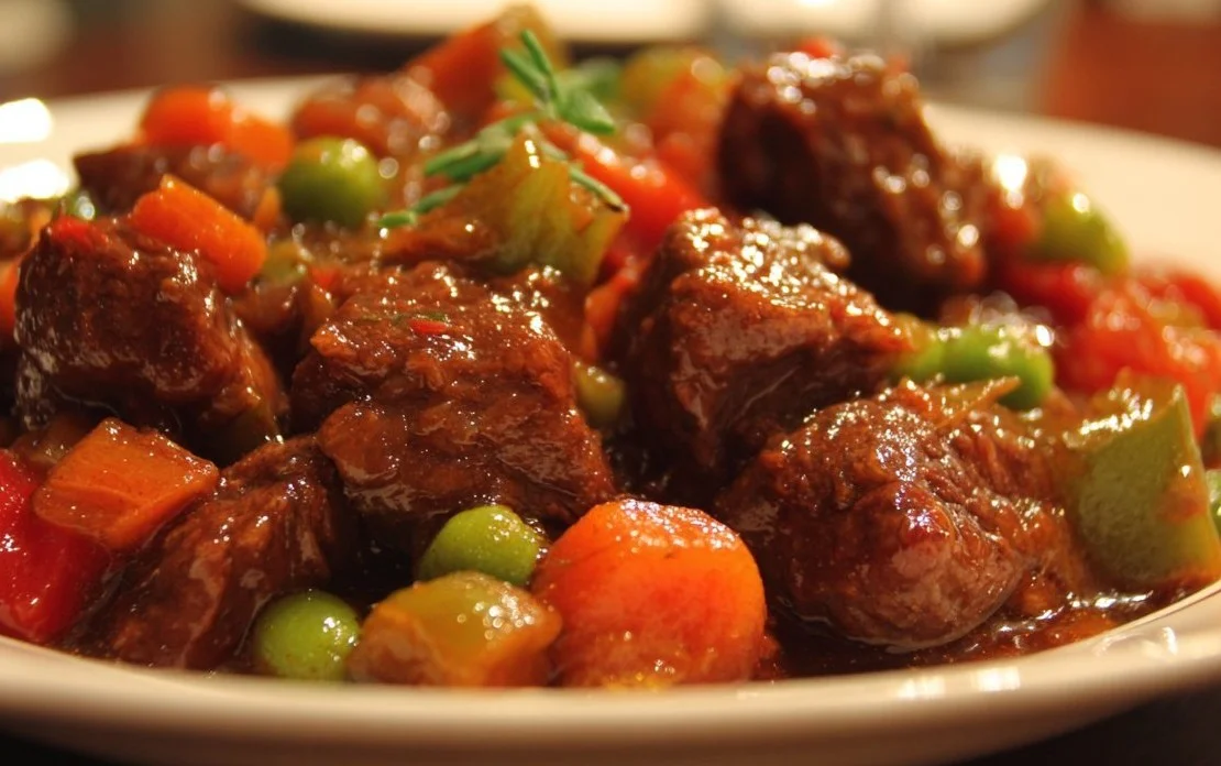 A variety of delicious beef dishes served on a platter.