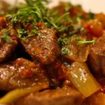 Savory beef recipe for a delicious dinner meal