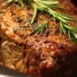 Crockpot beef roast with vegetables and herbs cooked to perfection