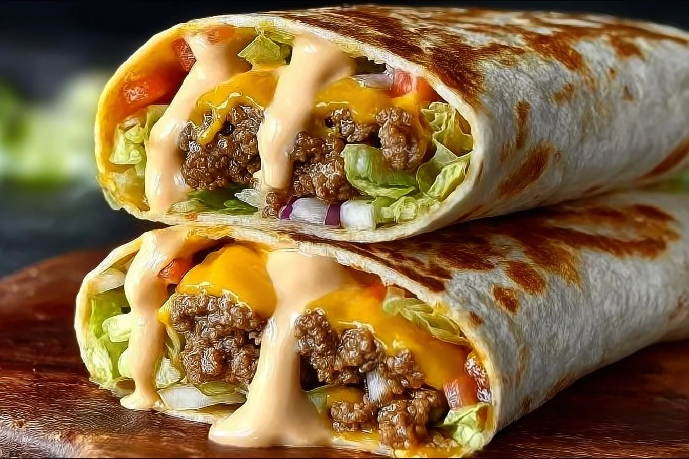 Homemade Big Mac Wraps recipe with fresh ingredients and delicious flavors