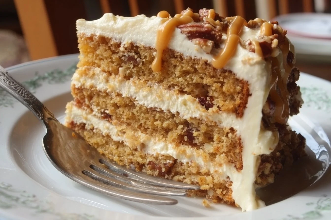 Delicious Butterscotch Bliss Crunch Cake with rich flavor and crunchy topping.