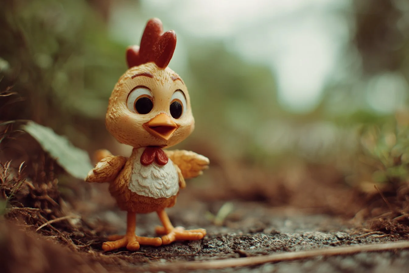 Chicken Little animated film promotional poster featuring the main character.