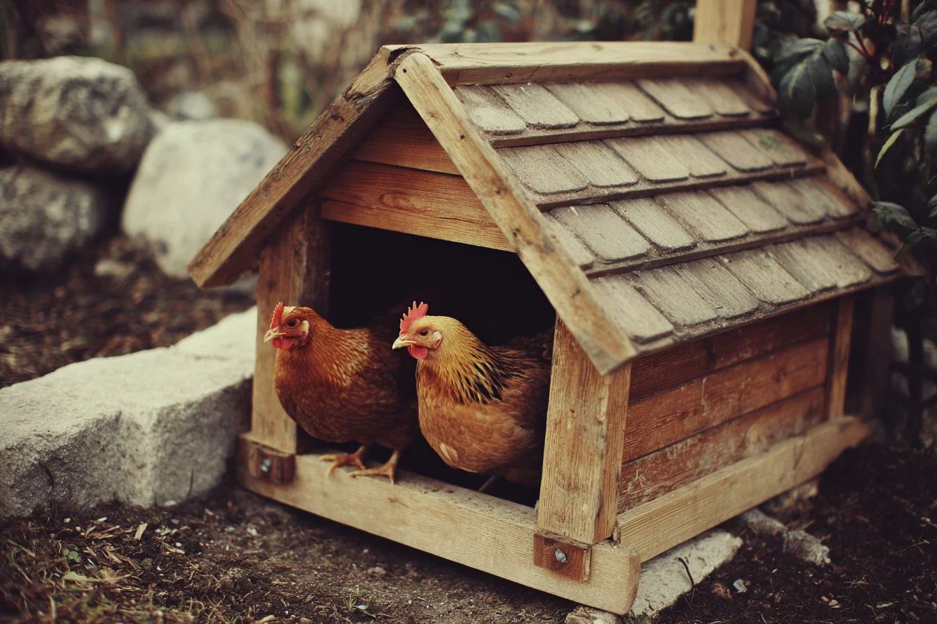 DIY chicken coop design for backyard poultry farming