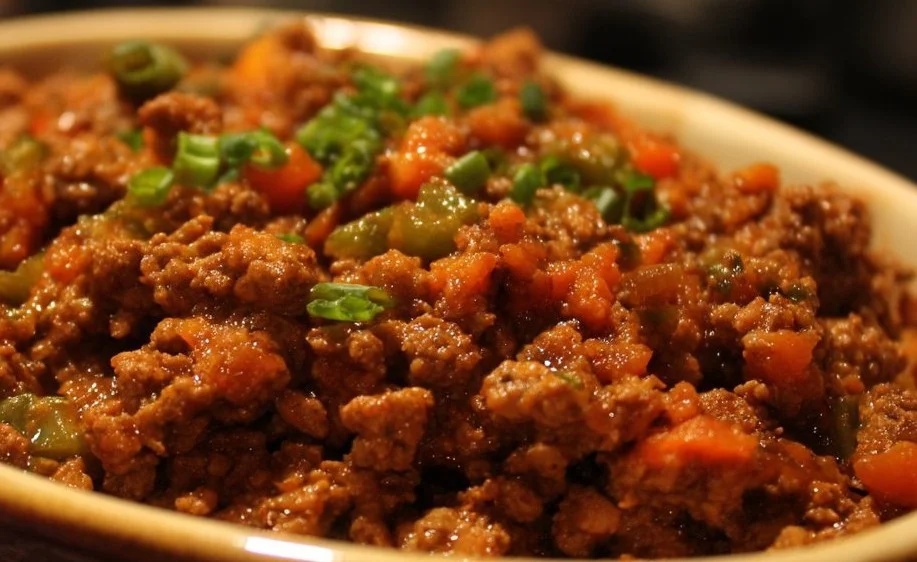 A variety of tasty ground beef dishes ready to be served.