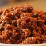 Delicious ground beef cooking recipe with fresh ingredients.
