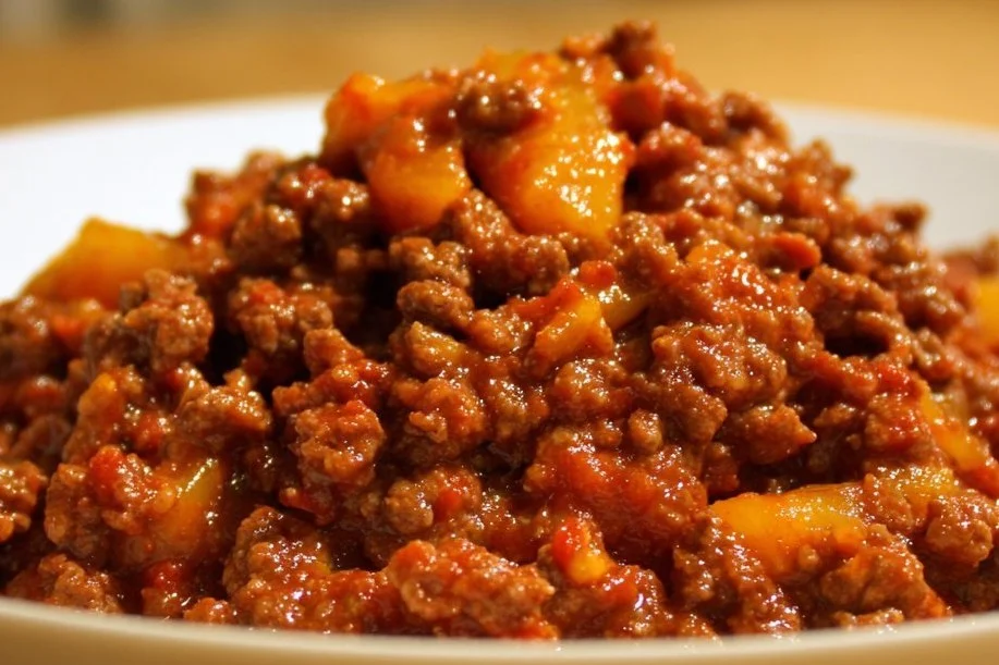 A bowl of hearty beef chili topped with cheese and cilantro.