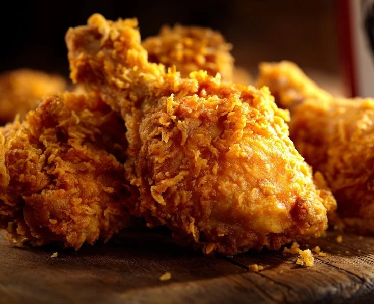 Crispy and delicious KFC Chicken served with sides
