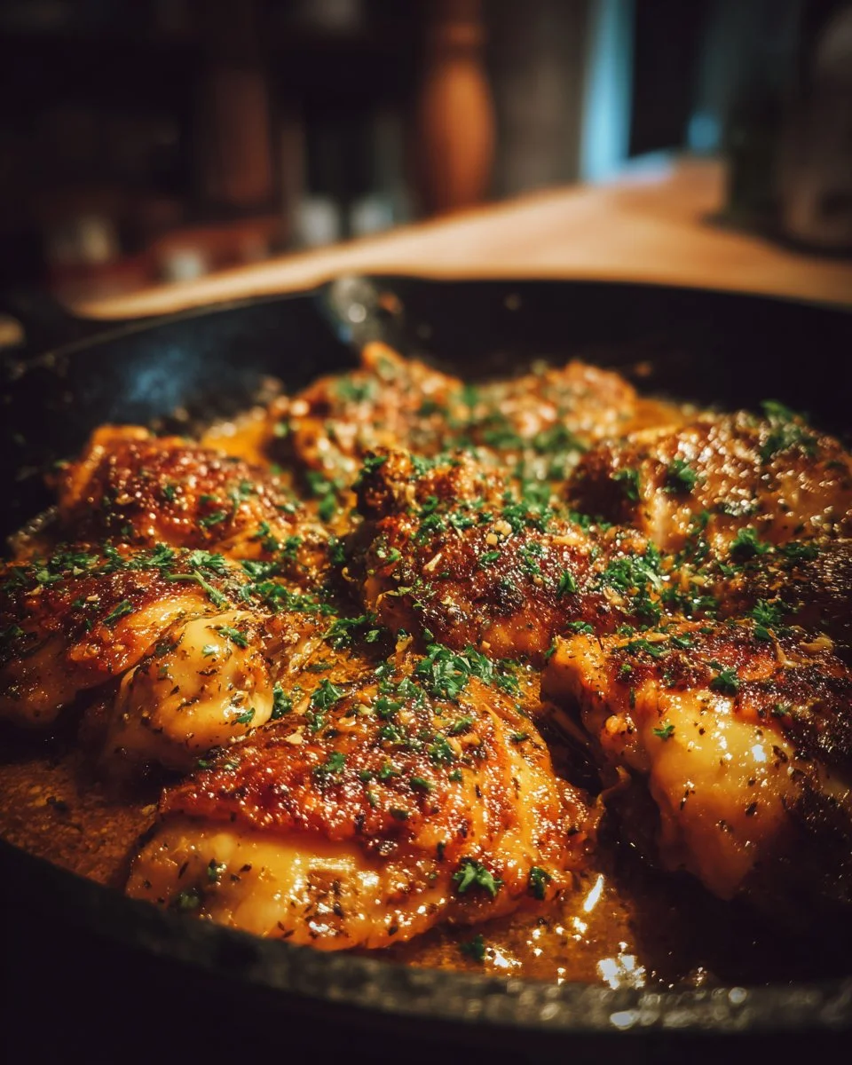 Delicious quick chicken dinner recipe served on a plate