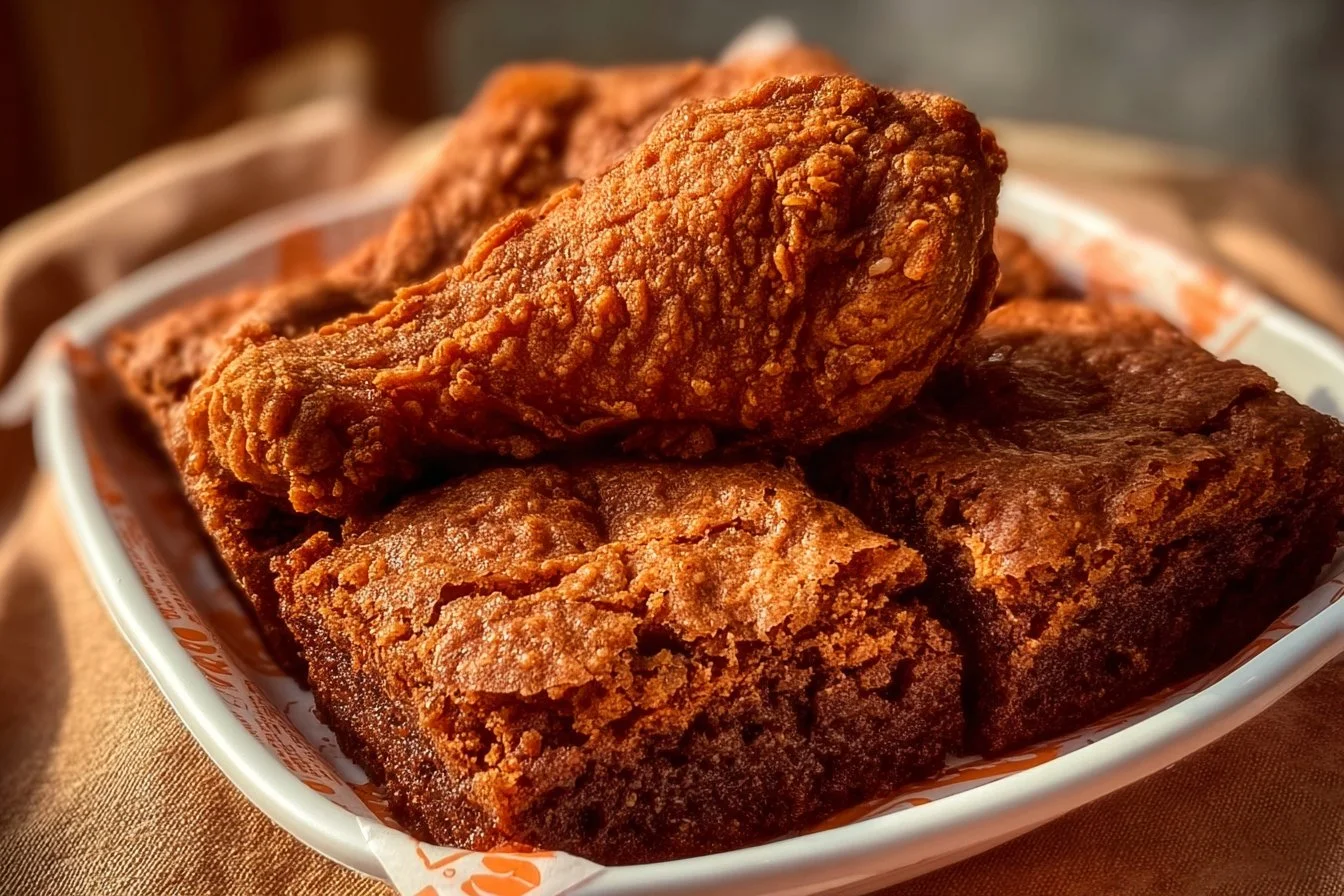 Delicious homemade Texas Sheet Cake served on a plate