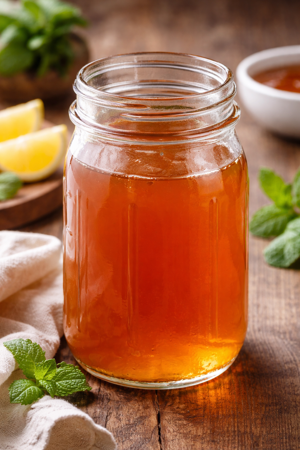 Rich and flavorful quick beef broth in a pot, ready for cooking