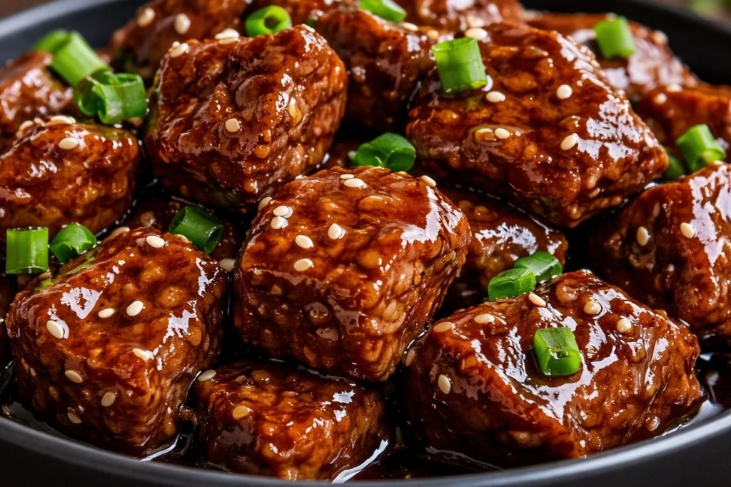 Delicious beef cubes ready for cooking in a savory recipe