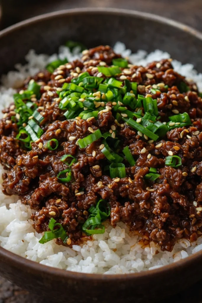 Delicious beef recipe showcasing a perfectly cooked beef dish on a platter.