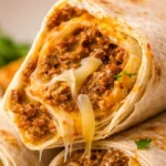 Delicious beef taquitos served with salsa and toppings