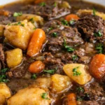 Delicious ground beef recipes served in a platter with fresh ingredients