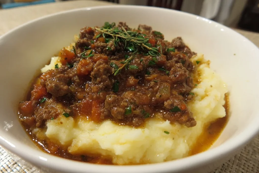 A variety of delicious ground beef dinner recipes on a dining table.