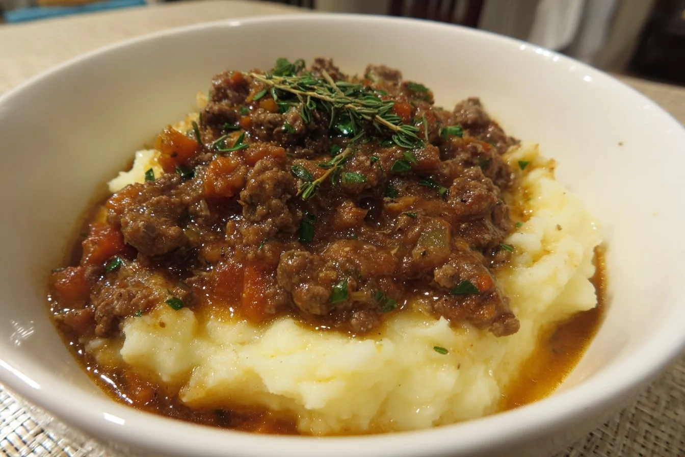 A variety of delicious ground beef dinner recipes on a dining table.