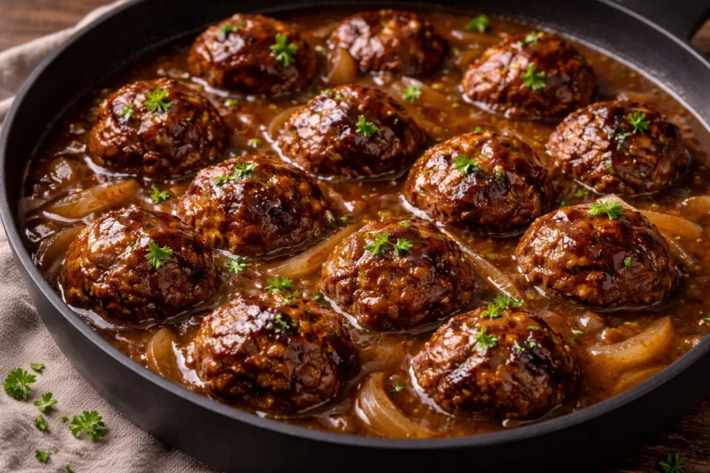 Healthy ground beef meal served with vegetables and grains