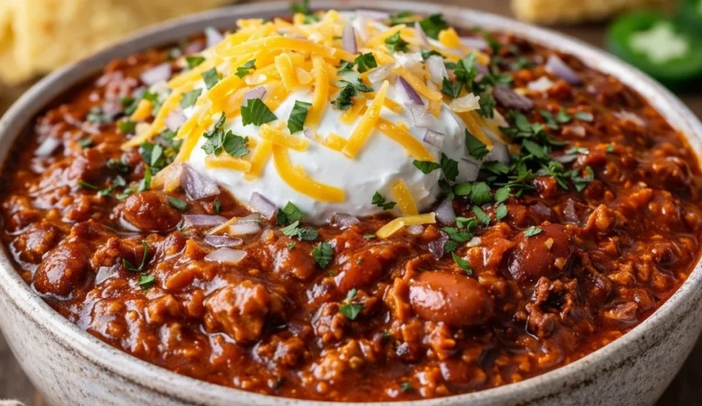 Instant Pot ground beef cooking in a stainless steel pot with vegetables.
