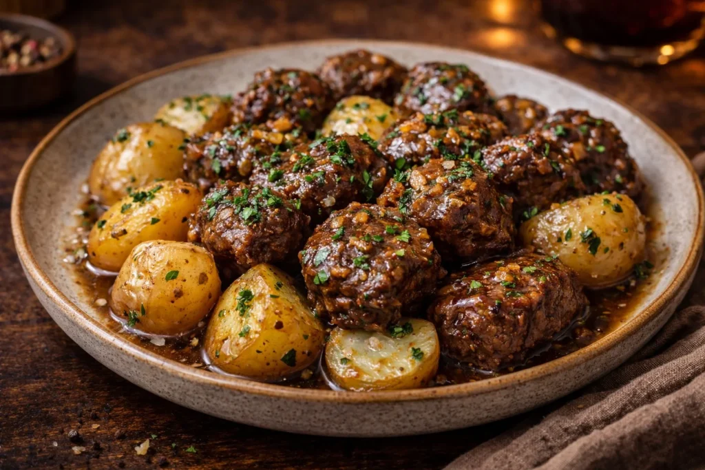 Mouthwatering beef slow cooker recipe with tender meat and rich flavors