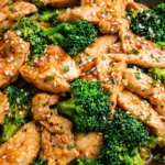 Delicious Chicken Broccoli dish served on a plate
