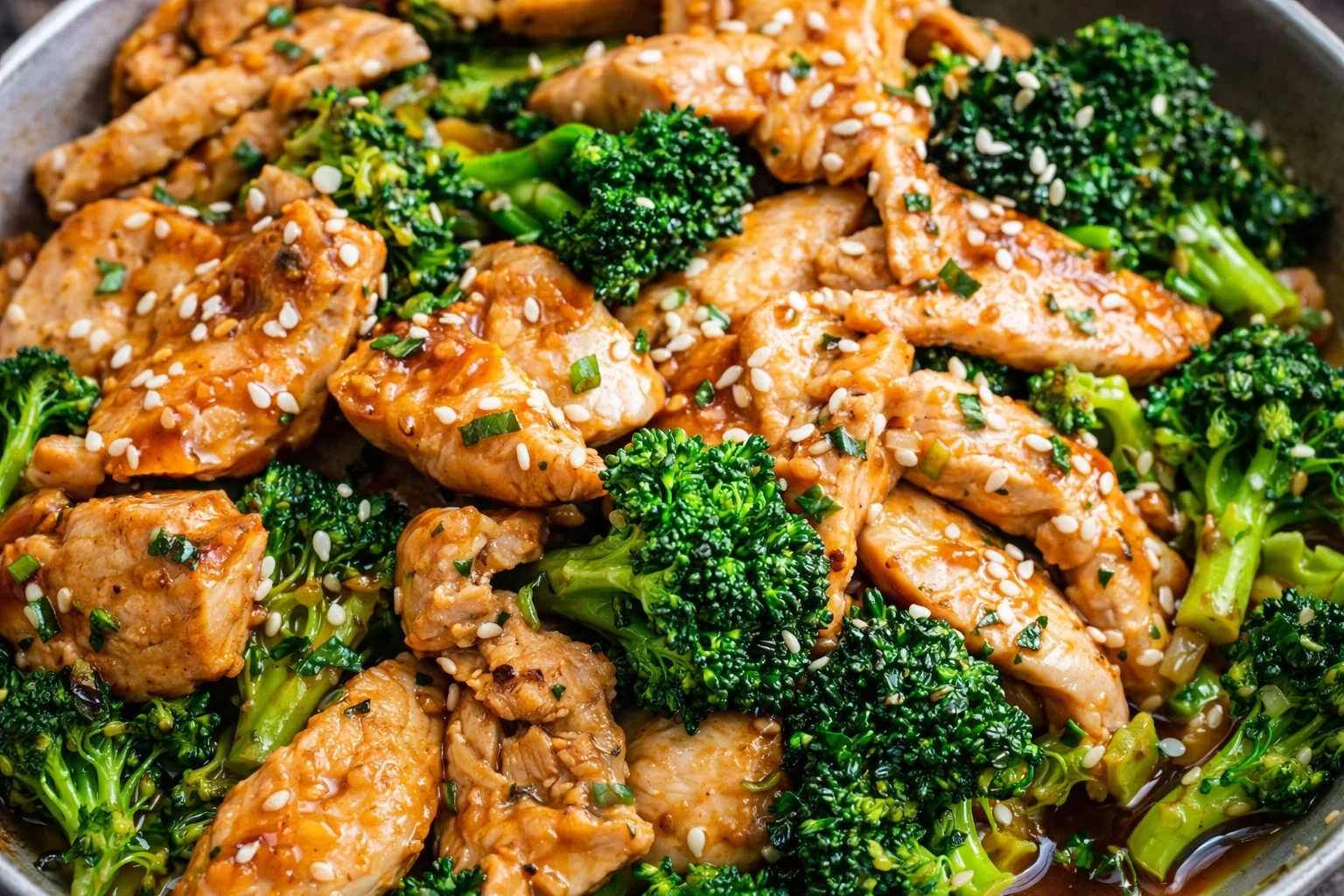 Delicious Chicken Broccoli dish served on a plate