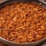 Delicious Chicken Tinga served in tortillas with fresh toppings