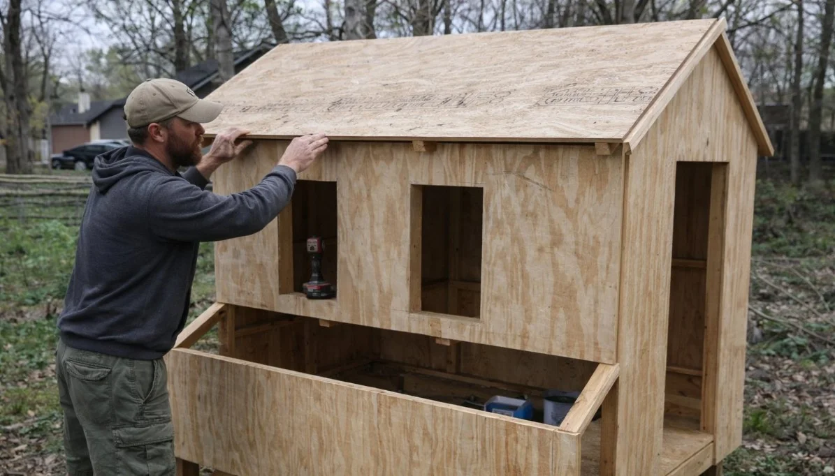 Creative DIY chicken coop ideas for backyard poultry farming.