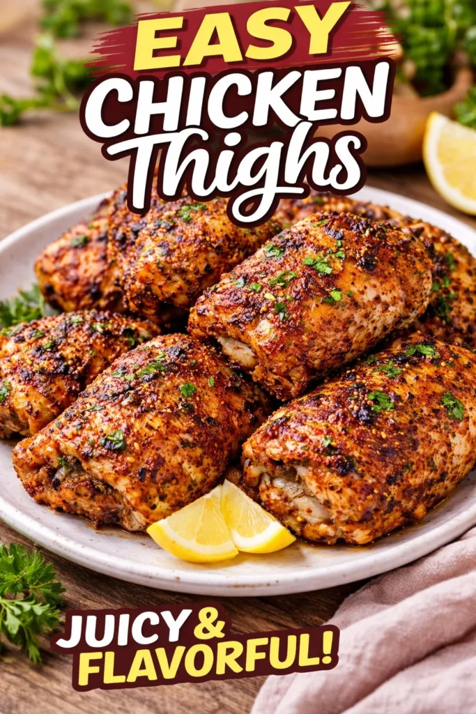Easy and delicious chicken thigh recipes for quick meals