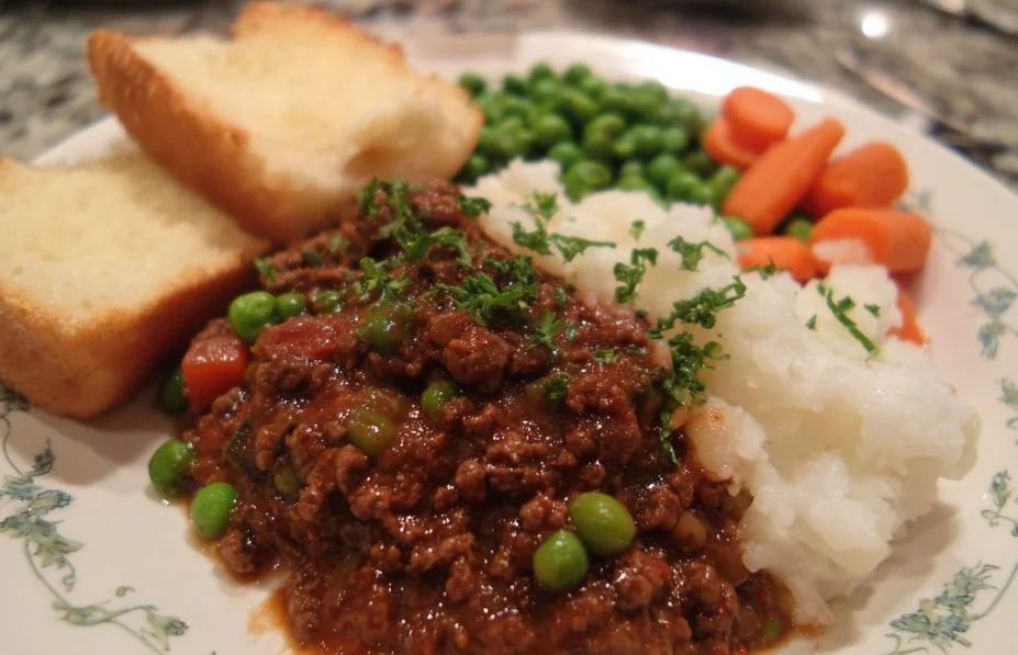 Easy ground beef dinner cooked with fresh ingredients and spices
