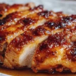 Instant Pot cooked chicken breast served with vegetables