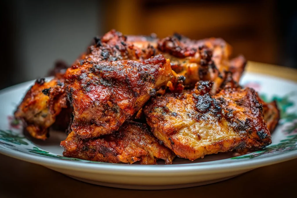 Deliciously marinated chicken ready to be grilled for a flavorful meal