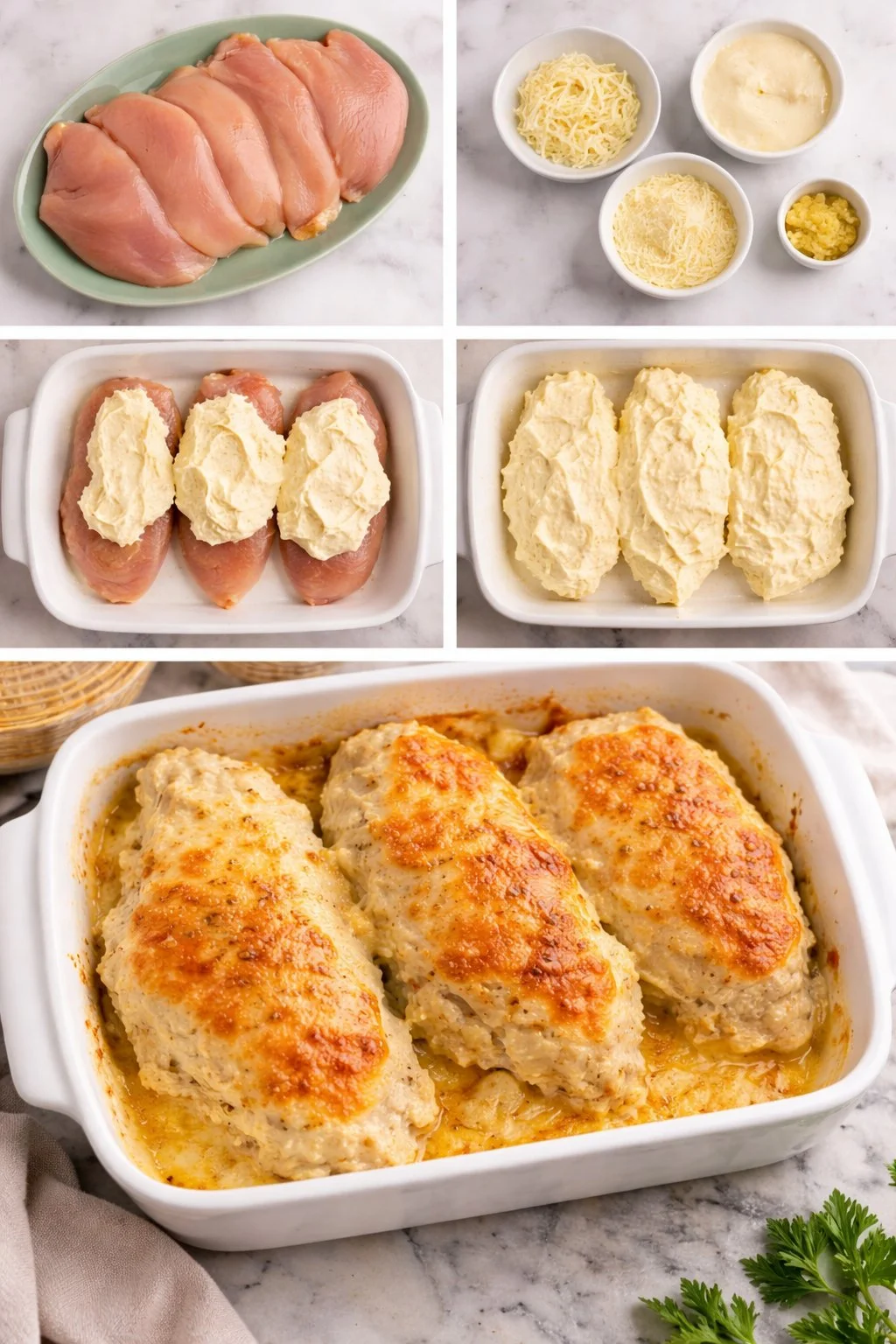 Melt in Your Mouth Chicken dish with herbs and spices