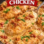 Delicious Merry Me Chicken recipe served with fresh herbs and spices