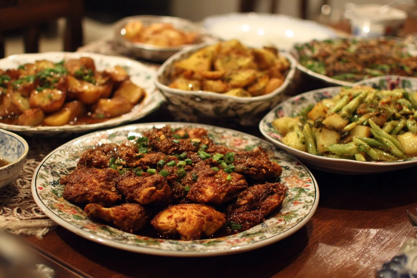 Variety of side dishes perfect for pairing with chicken meals