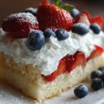 Colorful 4th of July desserts featuring red, white, and blue treats for summer celebrations.