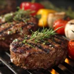 Delicious Blackstone grill recipes showcasing diverse grilled dishes.