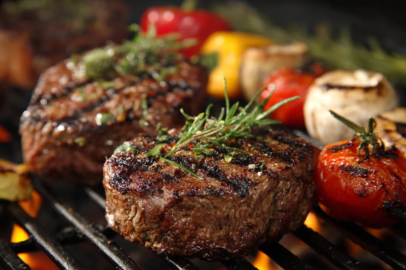 Delicious Blackstone grill recipes showcasing diverse grilled dishes.
