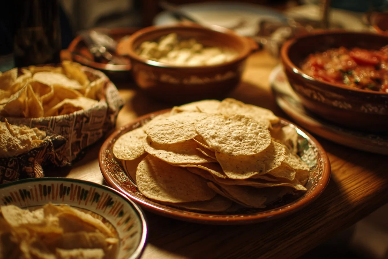 Colorful Cinco de Mayo party food featuring tacos, nachos, and festive desserts.