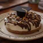 Delicious Graduation Cookie Cake decorated for a graduation celebration
