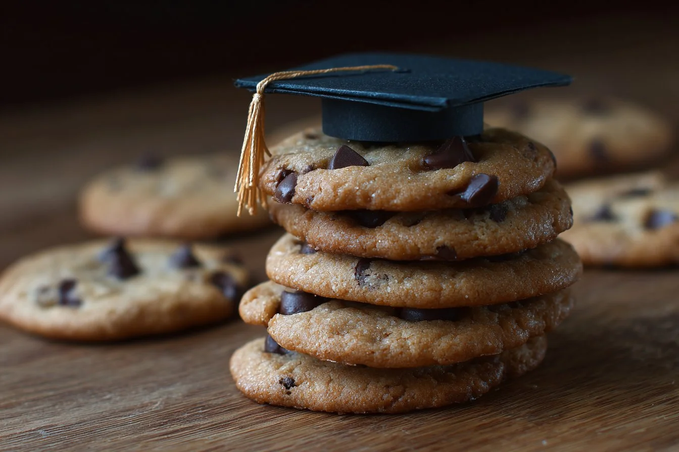 Decorative graduation cookies for celebrating achievements