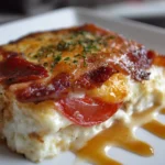 Delicious Hot Brown dish served with toppings in a cozy setting.