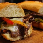 Delicious Italian Beef Sandwich loaded with tender beef and zesty sauce